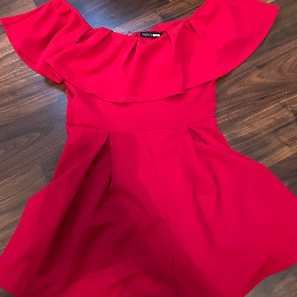 Red romper - Picture 2 of 3